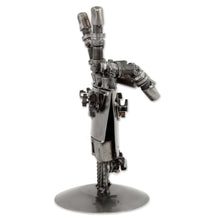 Load image into Gallery viewer, Mexico Handcrafted Recycled Metal Sculpture - Rustic Robot Hand | NOVICA
