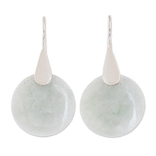 Load image into Gallery viewer, Fair Trade Silver 925 and Green Jade Handcrafted Earrings - Otomi Forest Princess | NOVICA