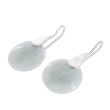 Load image into Gallery viewer, Fair Trade Silver 925 and Green Jade Handcrafted Earrings - Otomi Forest Princess | NOVICA