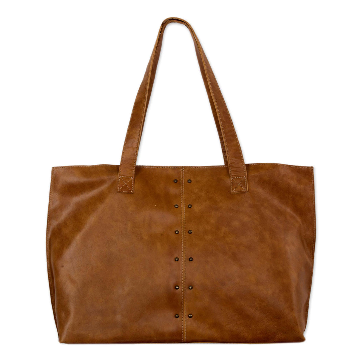 Artisanal Handbag Leather Brown 603676 main image 0