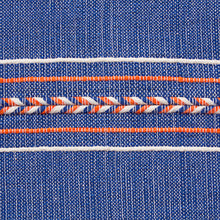 Load image into Gallery viewer, Artisan Crafted 100% Cotton Striped Table Runner from Mexico - Striped Elegance | NOVICA