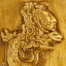 Load image into Gallery viewer, Maya Archaeology Museum Replica Ceramic Relief Panel - Kukulkan en Yaxchilan | NOVICA