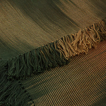 Load image into Gallery viewer, Hand Woven Ginger Rayon Poncho from Guatemala - Ethereal Ginger | NOVICA