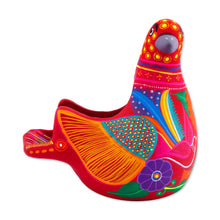 Load image into Gallery viewer, Hand Crafted Ceramic Dove Shaped Sculpture from Mexico - Spotted Dove | NOVICA