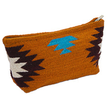 Load image into Gallery viewer, Hand Made Wool Clutch Handbag Sunrise from Mexico - Autumn Sunrise | NOVICA