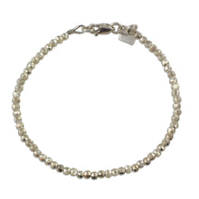 Load image into Gallery viewer, Geometric Sterling Silver Beaded Bracelet from Guatemala - Gleaming Geometry | NOVICA