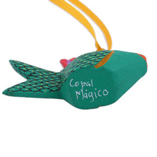 Load image into Gallery viewer, Painted Wood Alebrije Fish Ornaments (Set of 5) from Mexico - Sweet Fish | NOVICA