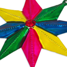 Load image into Gallery viewer, Mexican Artisan Crafted Tin Star Ornaments (set of 6) - Guiding Stars | NOVICA