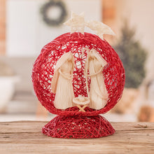Load image into Gallery viewer, Star Nativity in Red