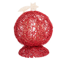 Load image into Gallery viewer, Red Handcrafted Natural Fiber Nativity Scene with Star - Star Nativity in Red | NOVICA
