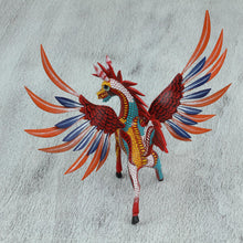 Load image into Gallery viewer, Handcrafted Alebrije Wood Pegasus Statuette from Mexico - Magnificent Pegasus | NOVICA