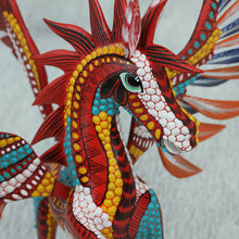 Load image into Gallery viewer, Handcrafted Alebrije Wood Pegasus Statuette from Mexico - Magnificent Pegasus | NOVICA