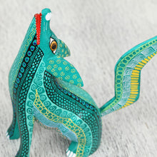 Load image into Gallery viewer, Handcrafted Copal Wood Coyote Alebrije Figurine - Coyote Delight | NOVICA