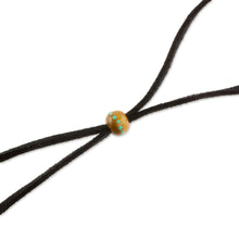 Load image into Gallery viewer, Bird-Themed Pinewood Pendant Necklace from Guatemala - Messenger of Fortune | NOVICA