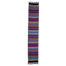Load image into Gallery viewer, Handwoven Cotton Table Runner from Guatemala - Resplendent Tradition | NOVICA