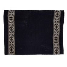 Load image into Gallery viewer, Cotton Table Linen Set for 4 in Black from Guatemala - Beige Moon | NOVICA