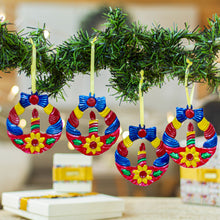 Load image into Gallery viewer, Candlelit Wreaths in Fuchsia