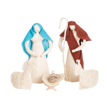 Load image into Gallery viewer, Natural Fiber Nativity Scene from Costa Rica (Set of 6) - Peace and Unity | NOVICA
