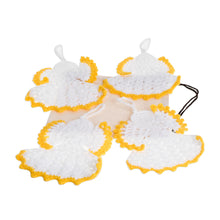 Load image into Gallery viewer, Hand-Crocheted Angel Ornaments in White (Set of 4) - Light of Love | NOVICA