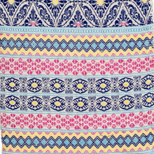 Load image into Gallery viewer, Handwoven Cotton Table Runner in Blue from Guatemala - Guatemala is Life | NOVICA