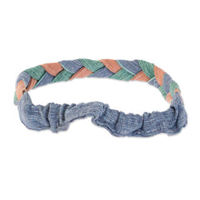 Load image into Gallery viewer, Multicolored Braided Cotton Headband - Sololá Summer | NOVICA