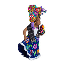 Load image into Gallery viewer, Alebrije-Themed Ceramic Sculpture from Mexico - Woman with Alebrijes | NOVICA