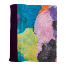 Load image into Gallery viewer, Colorful Amate Paper and Suede Small Journal - Color Ways | NOVICA