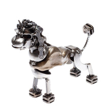 Load image into Gallery viewer, Eco Friendly Recycled Metal Poodle Sculpture - Rustic Poodle | NOVICA