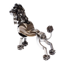Load image into Gallery viewer, Eco Friendly Recycled Metal Poodle Sculpture - Rustic Poodle | NOVICA
