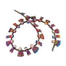Load image into Gallery viewer, Artisan Crafted Guatemalan Worry Doll Garland - Joy and Diversity | NOVICA