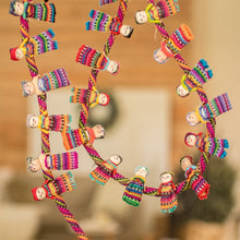 Load image into Gallery viewer, Artisan Crafted Guatemalan Worry Doll Garland - Joy and Diversity | NOVICA