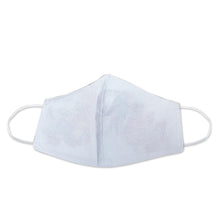 Load image into Gallery viewer, Hand Embroidered Reusable Cotton Mask from Mexico - Rose Garden | NOVICA