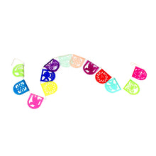 Load image into Gallery viewer, Mini Mexican Tissue Paper Party Garlands (Set of 3) - Tierra Nativa | NOVICA