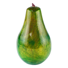 Load image into Gallery viewer, Guatemalan Cypress Wood Pear Sculpture - Pera | NOVICA