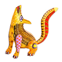 Load image into Gallery viewer, Hand Painted Wood Wolf Alebrije - Wild Wolf | NOVICA