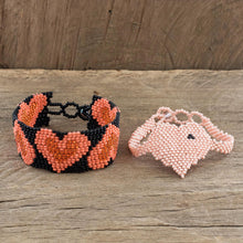 Load image into Gallery viewer, Hearts in Melon and Peach