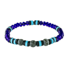 Load image into Gallery viewer, Handmade Unisex Beaded Bracelet - Bold Frontier | NOVICA