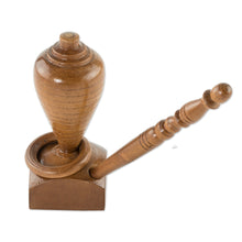Load image into Gallery viewer, Central American Cedar and Mahogany Wood Pen and Holder - Essence | NOVICA