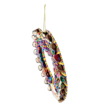 Load image into Gallery viewer, Hand-Loomed Cotton Worry Doll Heart Wreath From Guatemala - Amor | NOVICA