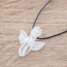 Load image into Gallery viewer, Handmade Art Glass Angel Necklace - Bright Angel | NOVICA
