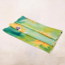Load image into Gallery viewer, Hand-painted Floral Cotton Shawl from Costa Rica - Midsummer Sun | NOVICA