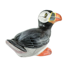 Load image into Gallery viewer, Guatemala Handcrafted Ceramic Atlantic Puffin Figurine - Atlantic Puffin | NOVICA