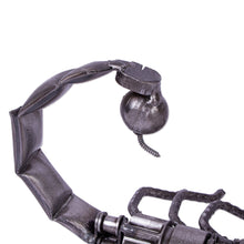Load image into Gallery viewer, Recycled Scrap Metal Sculpture from Mexico - Escorpion Rustico | NOVICA