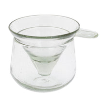 Load image into Gallery viewer, Two-Piece Recycled Martini Glass - Perfectly Chilled | NOVICA