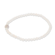 Load image into Gallery viewer, Moonstone and Lilac Jade Beaded Bracelet from Guatemala - Lunar Orbit NOVICA