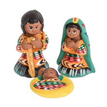 Load image into Gallery viewer, Handmade Nativity Scene (3 Pieces) - Petite Nativity | NOVICA