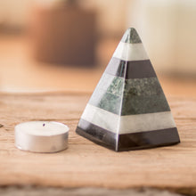 Load image into Gallery viewer, Handmade Jade Pyramid - Healing Pyramid | NOVICA