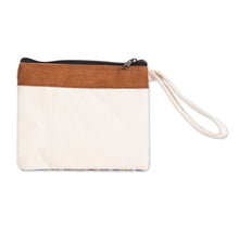 Load image into Gallery viewer, Handwoven Cotton Wristlet - Sweet Flowers | NOVICA