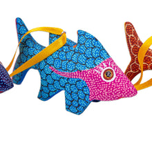 Load image into Gallery viewer, Hand Painted Fish Alebrije Ornaments (Set of 4) - Walking Fish | NOVICA