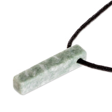Load image into Gallery viewer, Light Green Jade Necklace - Light Green Monolith | NOVICA